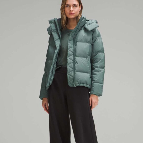 LULULEMON Wunder Puff Jacket in Medium Forest Sz 6 - Picture 2 of 8